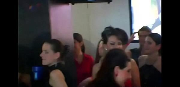 Raucous group banging session
